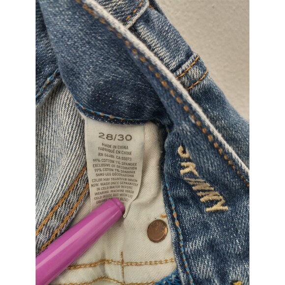 American Eagle Women’s Skinny Jeans Light Wash Size 28/30 Stretch Denim - Picture 6 of 6